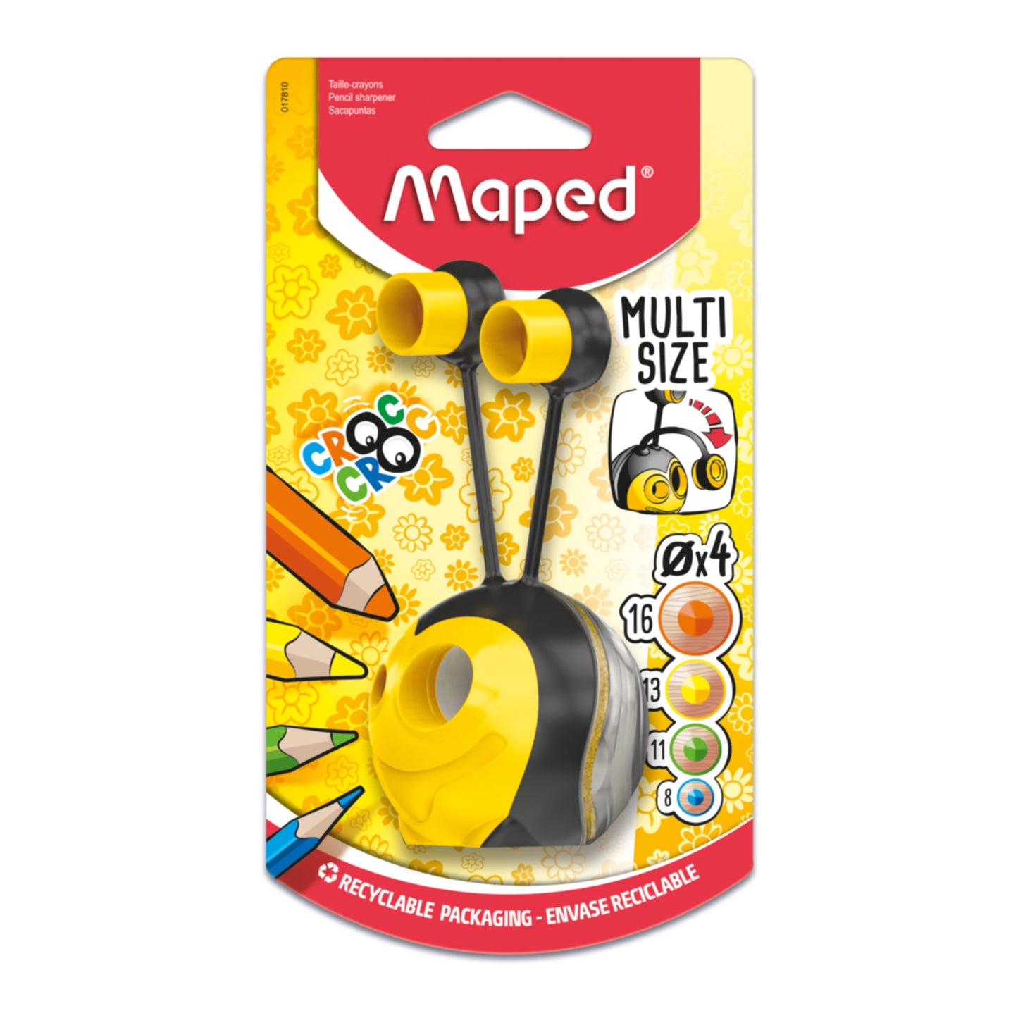 Temperamatite CROC CROC APE 2 fori 4 misure