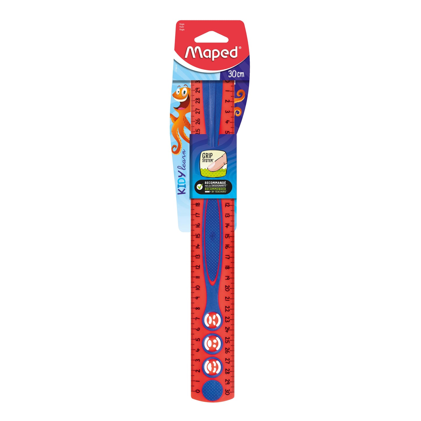 Righello antiscivolo 30 cm KIDY'GRIP