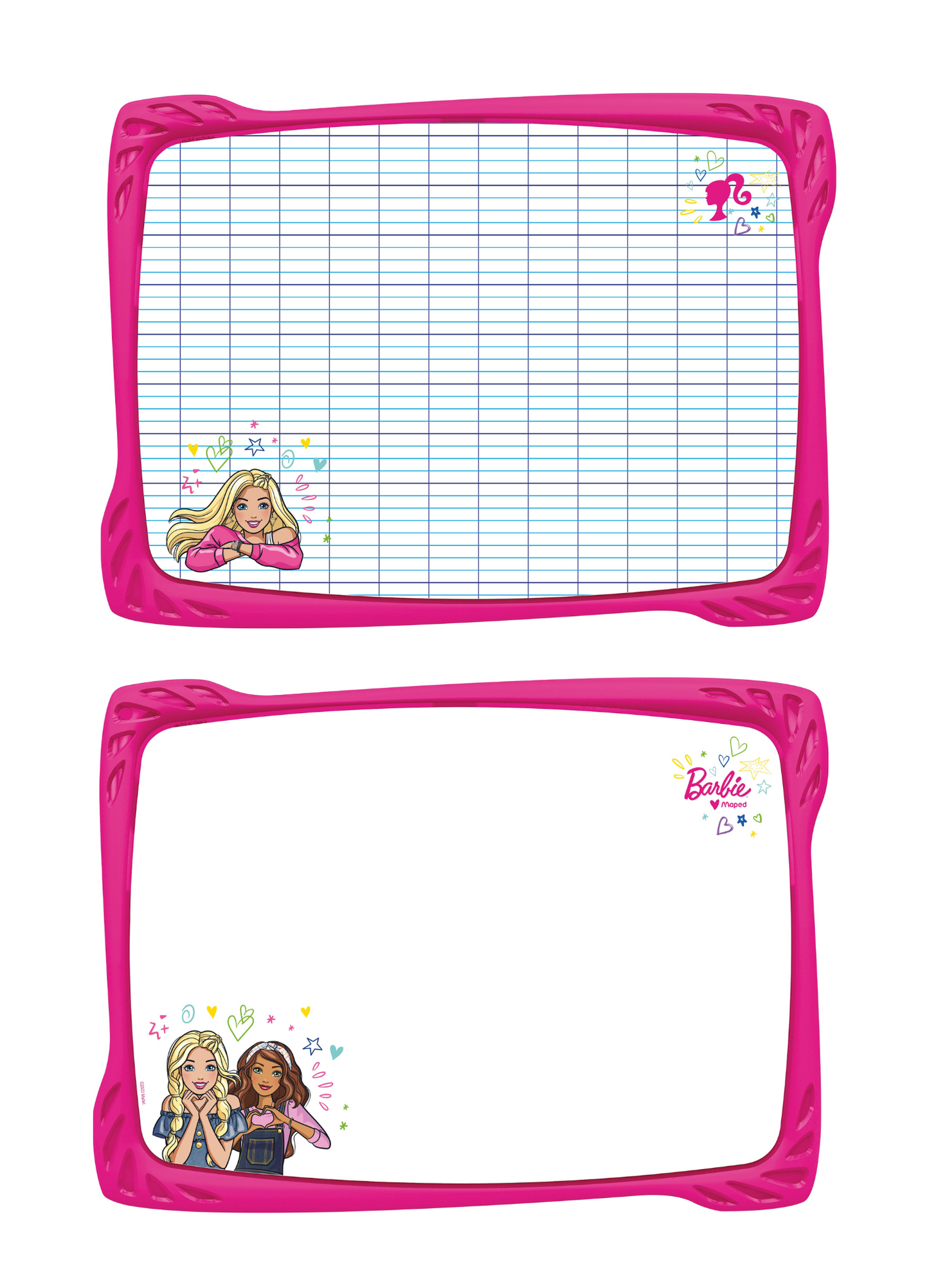 MAPED LAVAGNA BARBIE con pennarello e porta accessori incluso