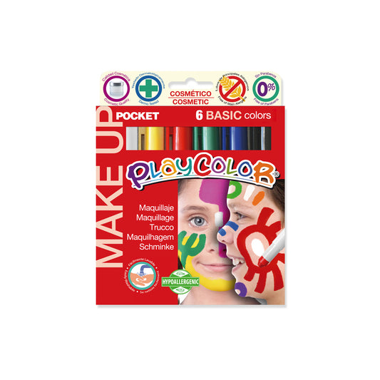 TEMPERA SOLIDA MAKE UP 6 colori assortiti