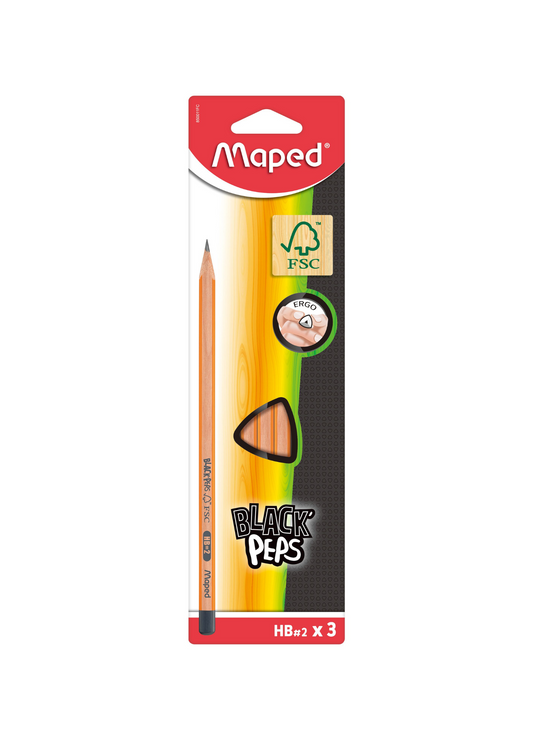 Matite grafite HB - Blister 3 pezzi