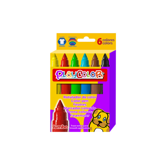 PENNARELLI JUMBO BASIC 6 colori assortiti