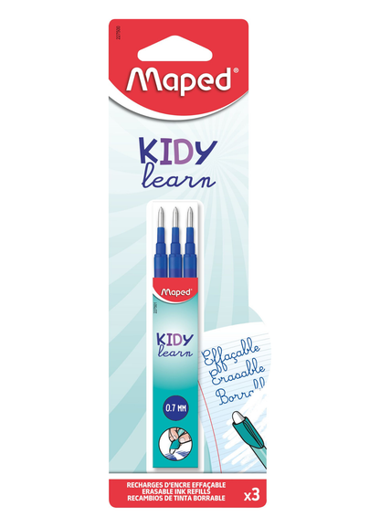 Ricariche di inchiostro cancellabile Kidy Learn blu x3 blister
