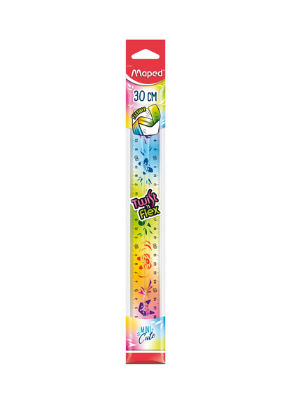MAPED RIGHELLO 30 cm MINI CUTE TWIST&FLEX