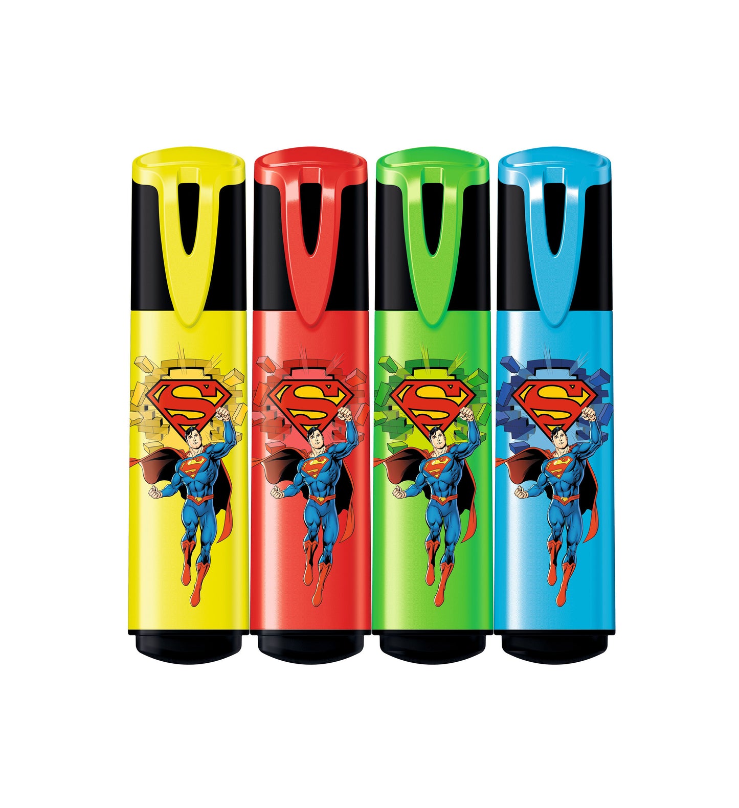 SUPERMAN 4 Evidenziatori assortiti