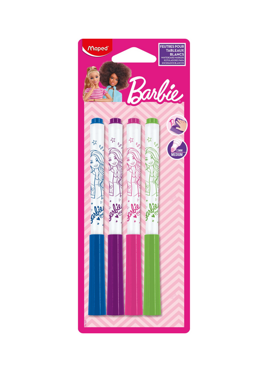 MAPED 4 MARKER BARBIE PER LAVAGNA