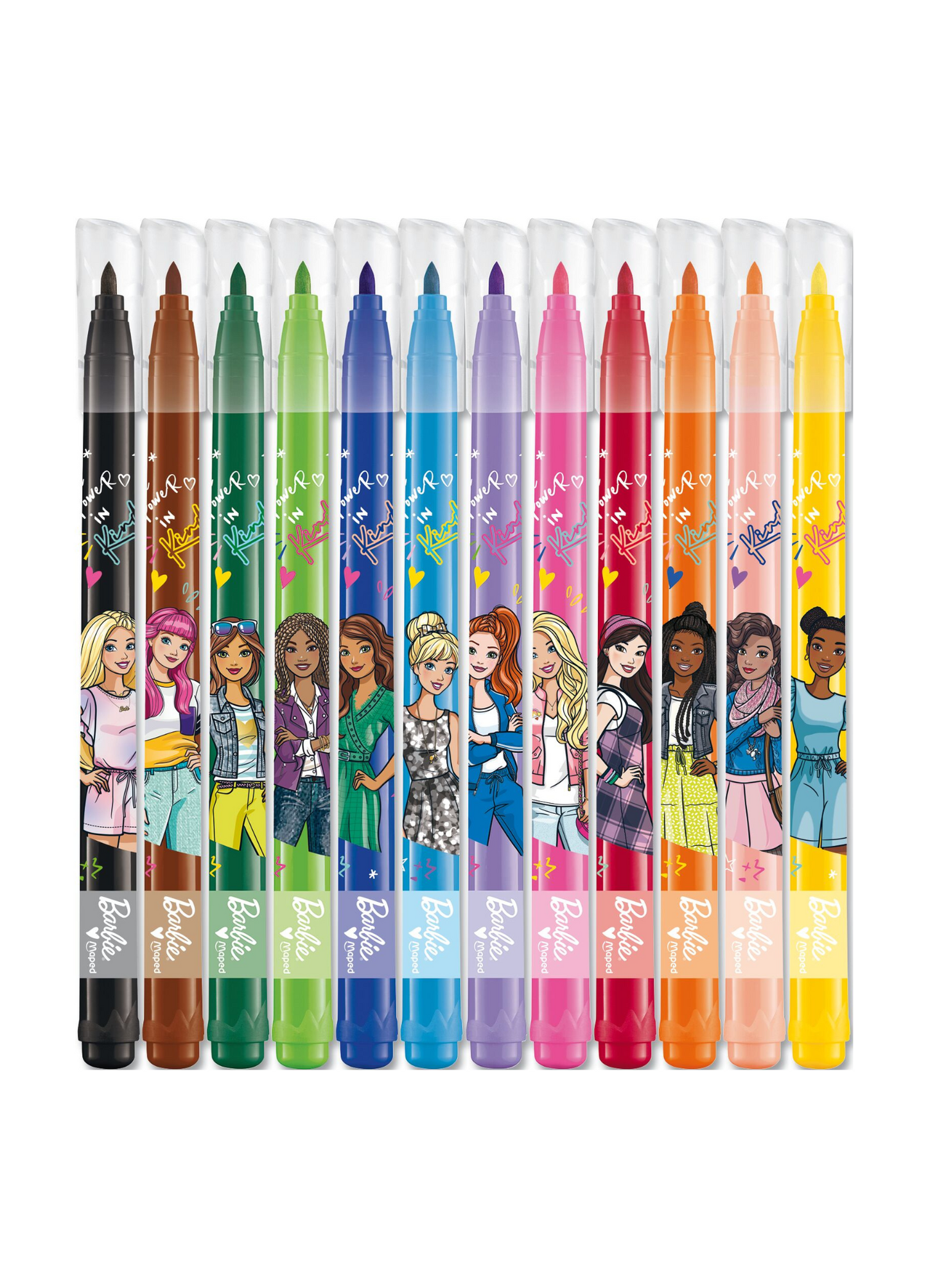 MAPED PENNARELLI BARBIE 12 colori