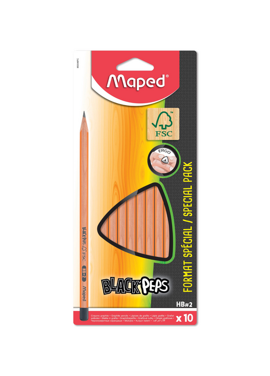MATITE HB - Blister 8 pezzi + 2 GRATIS
