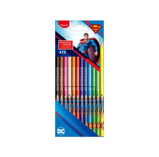 SUPERMAN Pastelli 12 colori