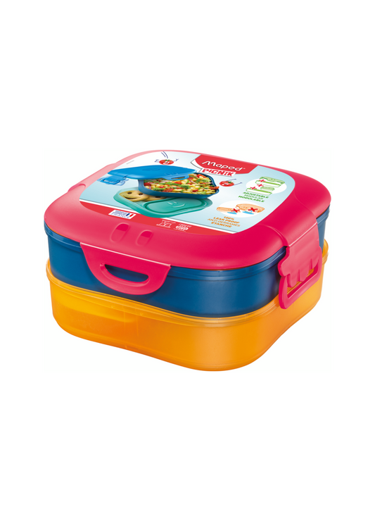 MAPED LUNCH BOX CONCEPT 3-IN-1 ROSA
