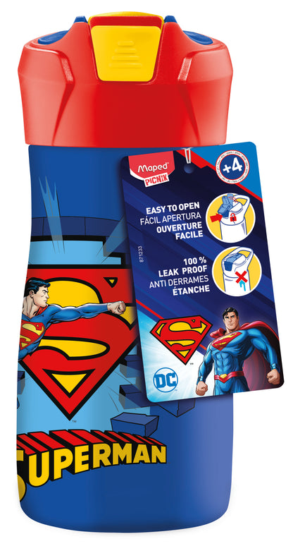 Borraccia SUPERMAN 430 ml con temperamatite contenitore in omaggio