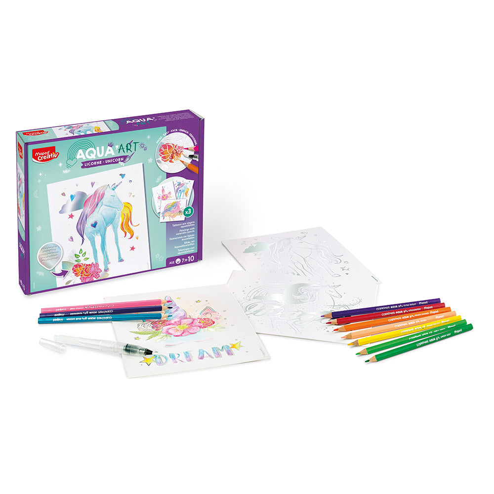AQUA ART UNICORNI 10 pastelli Aqua