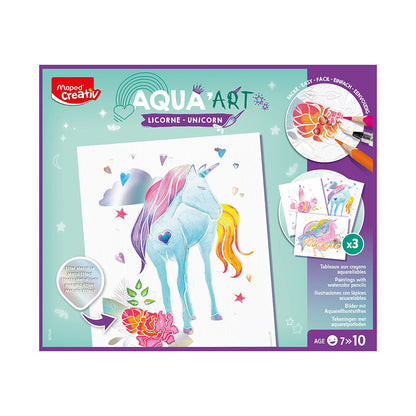 AQUA ART UNICORNI 10 pastelli Aqua