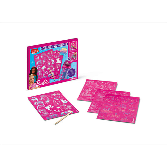 SCRATCHING STICKERS - BARBIE