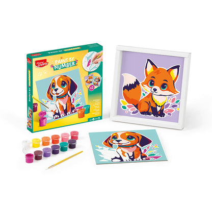 DIPINGI CON I NUMERI CANE/VOLPE