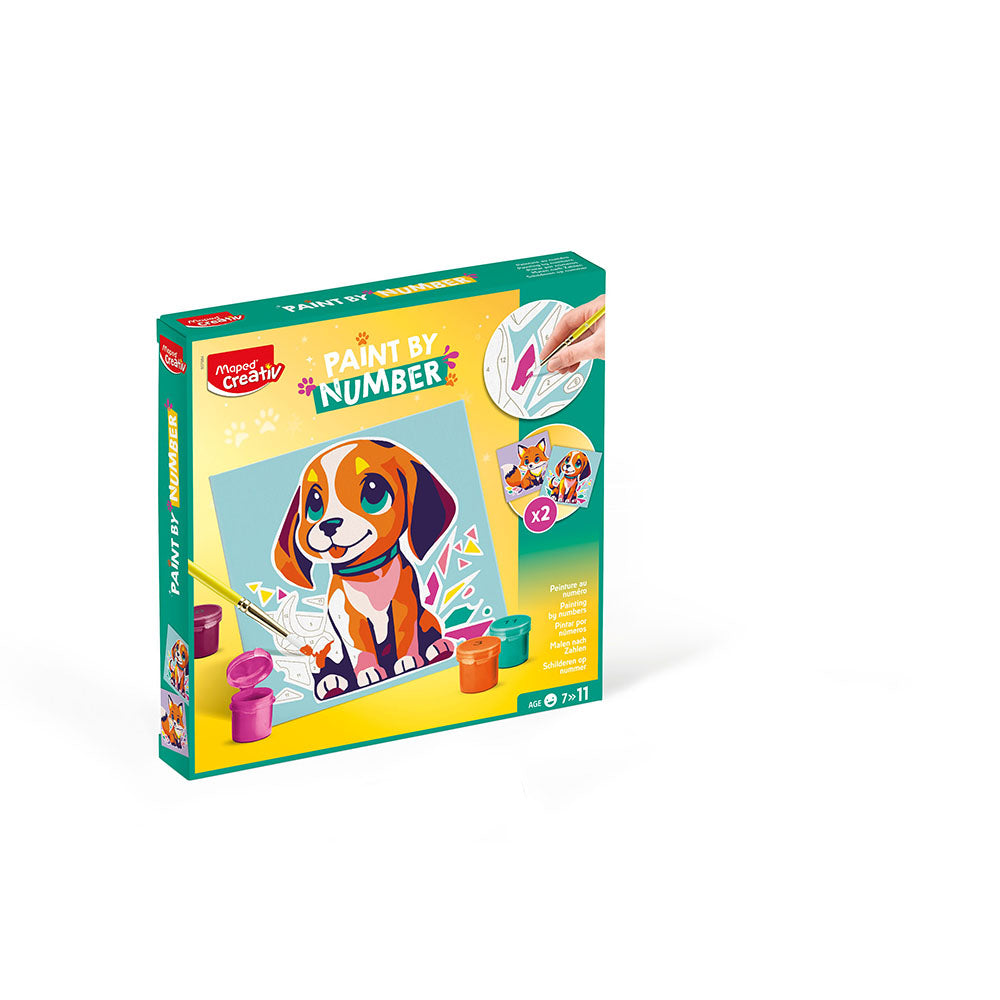 DIPINGI CON I NUMERI CANE/VOLPE