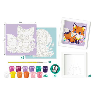 DIPINGI CON I NUMERI CANE/VOLPE