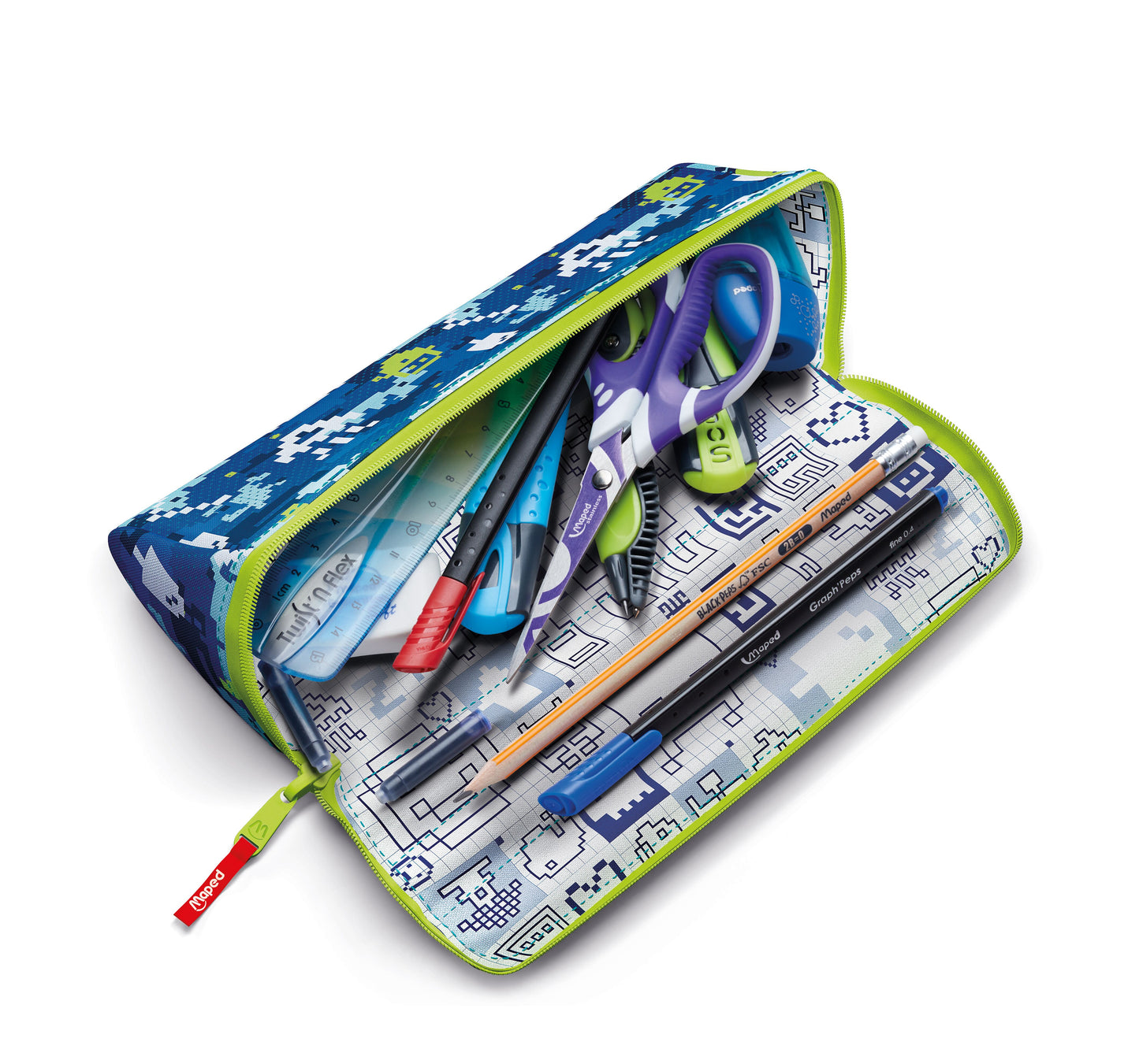 MAPED ASTUCCIO APERTURA XXL pattern blu