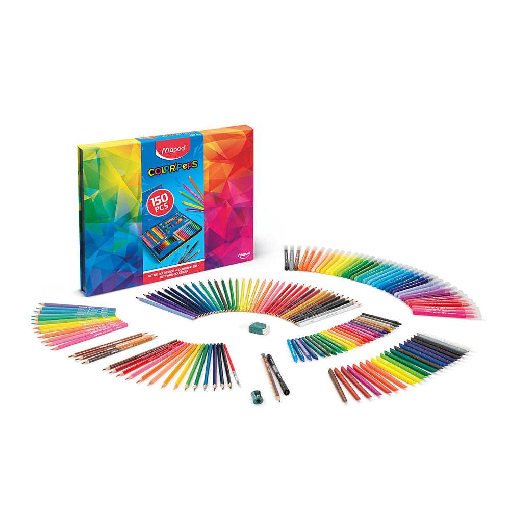 KIT COLORI 150 pz COLORPEPS BOX