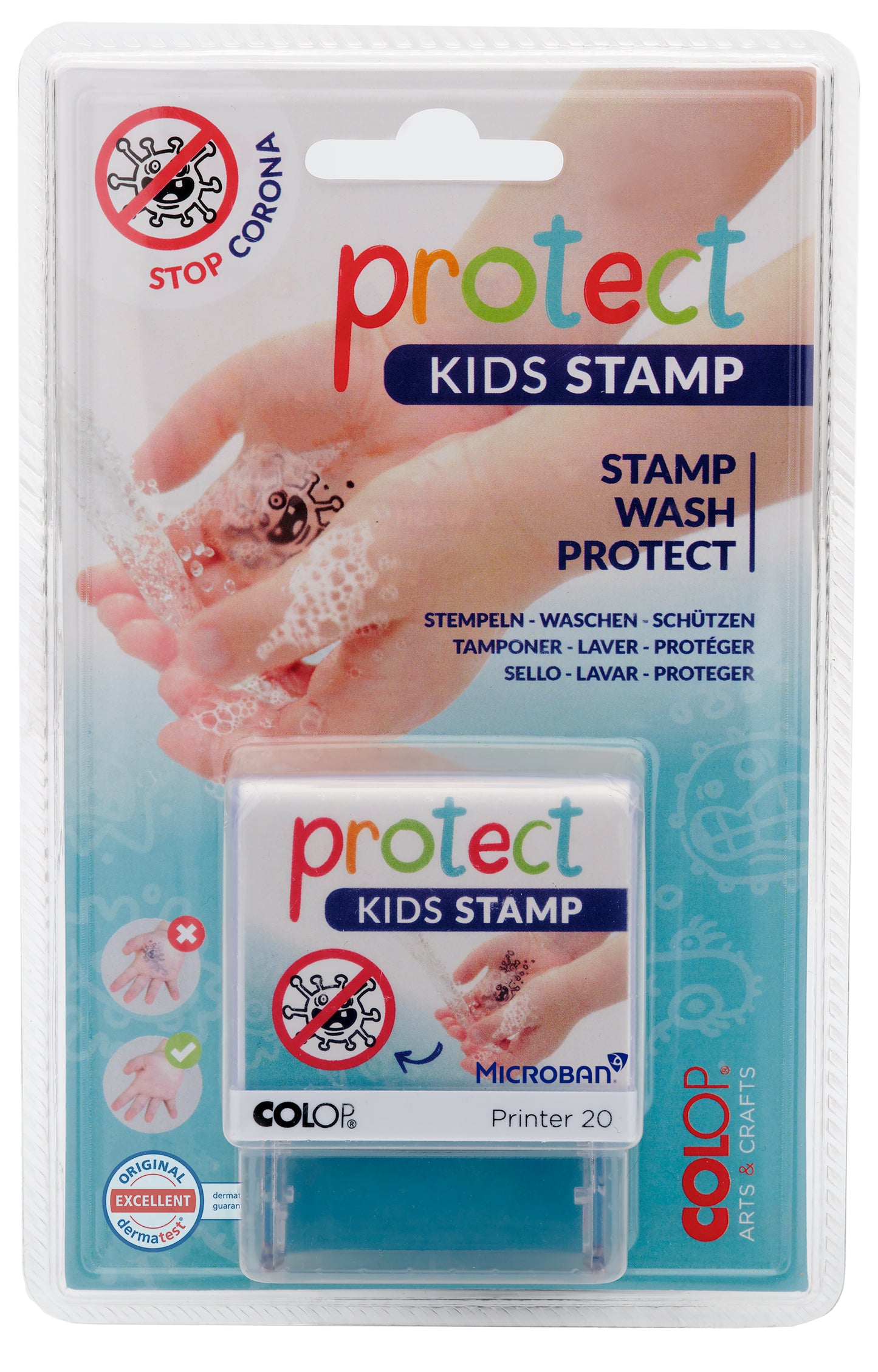 COLOP Protect Kids Stamp - Lavaggio Mani