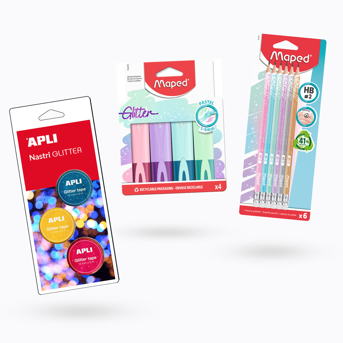 Bundle Cancelleria Glitter 13 pz